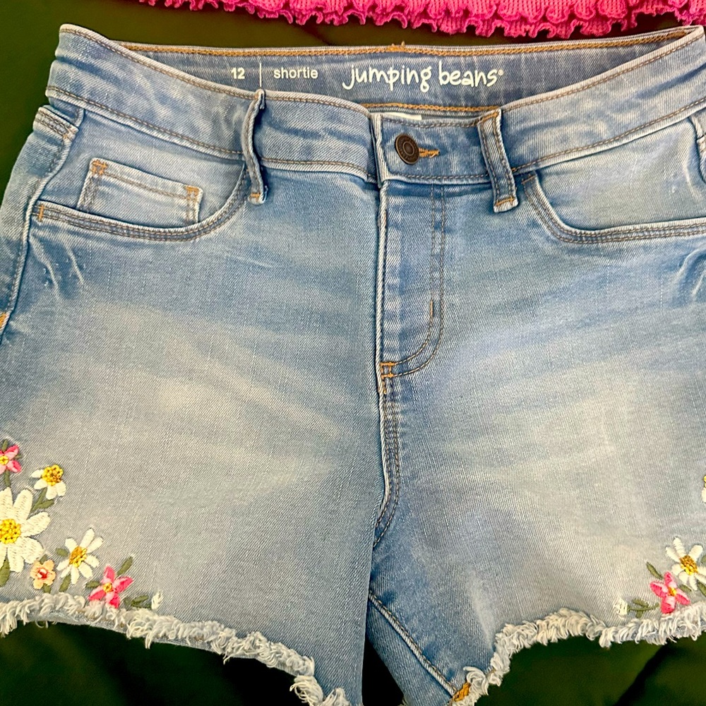 Girls Jean Shorts Size 12